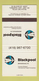 Matchbook Cover - Blackpool Brokerage Customs Toronto OIN 30 Strike