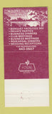 Matchbook Cover - Harvest Moon Columbia MO restaurant 30 Strike