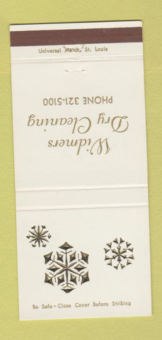 Matchbook Cover - Widmers Dry Cleaning Christmas 30 Strike