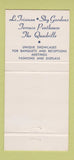 Matchbook Cover - St Moritz Hotel New York City 30 Strike