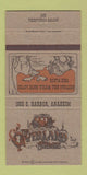 Matchbook Cover - Overland Stage Anaheim CA 30 Strike