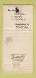 Matchbook Cover - Brass Platter Monrovia CA 30 Strike