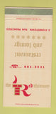 Matchbook Cover - The Red Chimney San Francisco CA 30 Strike