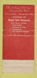 Matchbook Cover - King Arthur's Court Greenville TN WEAR 30 Strike
