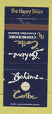 Matchbook Cover - The Boheme Caribe Commodore Cruises 30 Strike