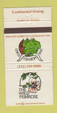 Matchbook Cover - Wild Primrose Horned Frog San Antonio TX Holiday Inn 30 Strike