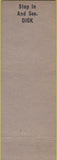 Matchbook Cover - Riedel's Grocery Upper Sandusky OH