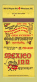Matchbook Cover - Mexico Inn Mexican Food Westland MI 30 Strike