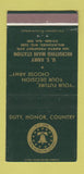 Matchbook Cover - US Army Recruiting Milwaukee WI WEAR 30 Strike