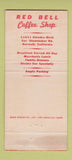 Matchbook Cover - Red Bell Restaurant Norwalk CA 30 Strike