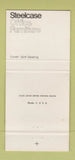 Matchbook Cover - Steelcase Office Furniture Cheyenne WY Fiske BROWN 30 Strike