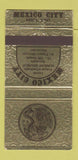Matchbook Cover - Mexico City Mexican Long Beach Fullerton CA WEAR  30 Strike