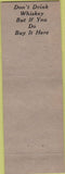 Matchbook Cover - Jack's Package Store Mission TX