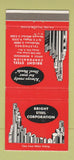 Matchbook Cover Bright Steel Corporation New York City Jersey City NJ 30 Strike