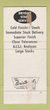 Matchbook Cover Bright Steel Corporation New York City Jersey City NJ 30 Strike