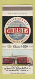 Matchbook Cover - Frank Blanchette Sheffield Gages Clifton NJ 30 Strike
