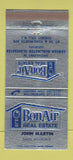 Matchbook Cover - Bon Air Real Estate Cherry Hill NJ 30 Strike
