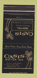 Matchbook Cover - Oasis Motel Oneonta NY 30 Strike