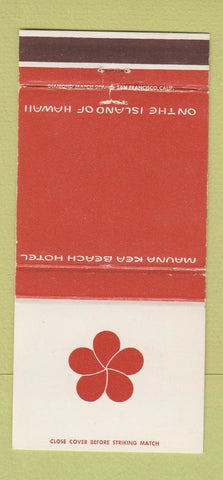 Matchbook Cover - Mauna Kea Beach Hotel Hawaii WEAR 30 Strike
