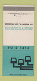 Matchbook Cover - Quality Office Machines San Francisco CA 30 Strike