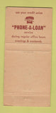 Matchbook Cover - Whirlpool Credit Union appliances WEAR 30 Strike