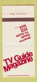Matchbook Cover - TV Guide Magazine 30 Strike