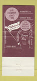 Matchbook Cover - The Colonnade Tampa FL restaurant WEAR 30 Strike
