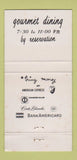 Matchbook Cover - Wits' End Cabaret Theatre Atlanta GA 30 Strike