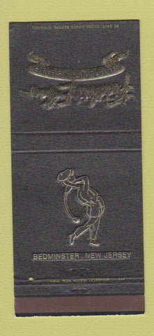 Matchbook Cover - Fiddler's Elbow Country Club Bedminster NJ 30 Strike