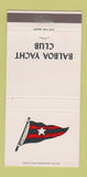 Matchbook Cover - Balboa Yacht Club San Diego? CA 30 Strike