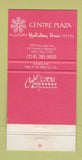 Matchbook Cover - Cafe Court Holiday Inn Dallas TX Parrot  30 Strike