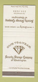 Matchbook Cover - Security Storage Washington DC Allied Trucking 30 Strike