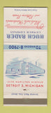 Matchbook Cover - Hugh Rader Lumber Detroit MI 30 Strike
