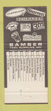 Matchbook Cover - Bamber Tool Supply North Haven CT 30 Strike