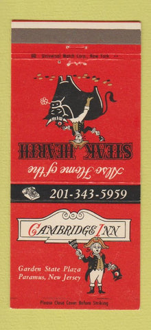 Matchbook Cover - Cambridge Inn Paramus NJ 30 Strike