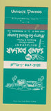 Matchbook Cover - The Sand Dollar Restaurant St Petersburg FL 30 Strike