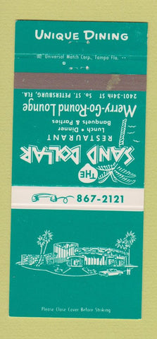 Matchbook Cover - The Sand Dollar Restaurant St Petersburg FL 30 Strike