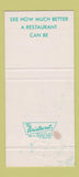 Matchbook Cover - The Sand Dollar Restaurant St Petersburg FL 30 Strike