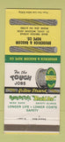 Matchbook Cover - Broderick Bascom Rope St Louis MO Yellow Strand 30 Strike