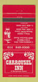 Matchbook Cover - Carrousel Inn Columbus OH Dayton Mansfield 30 Strike