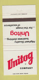 Matchbook Cover - Unitog Uniforms Kansas City MO 30 Strike