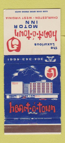 Matchbook Cover - Heart O Town Motor Inn Charleston WV WEAR 30 Strike