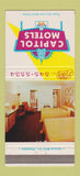Matchbook Cover - Capitol Motels Harrisburg PA 30 Strike