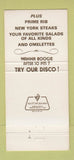 Matchbook Cover - That Mexican Place Restaurant Denver Colorado 30 Strike