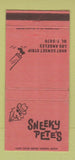 Matchbook Cover - Sneeky Pete's Los Angeles CA WEAR 30 Strike