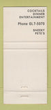 Matchbook Cover - Sneeky Pete's Los Angeles CA WEAR 30 Strike