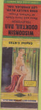 Matchbook Cover - Wisconsin Cocktail Bar Los Angeles CA pinup WEAR