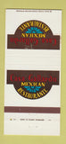 Matchbook Cover - Casa Gallarda Mexican Food Atlanta GA 30 Strike