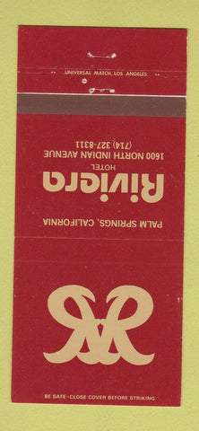 Matchbook Cover - Riviera Hotel Palm Springs CA 30 Strike