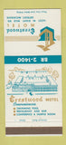 Matchbook Cover - Crestwood Motel Detroit MI 30 Strike